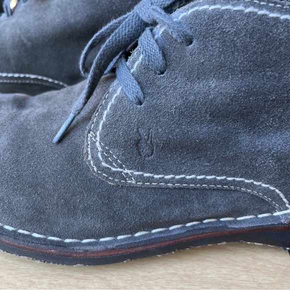 John Varvatos Star USA Gray Suede Lace Up Chukka Boots Sz 10 - Picture 8 of 12